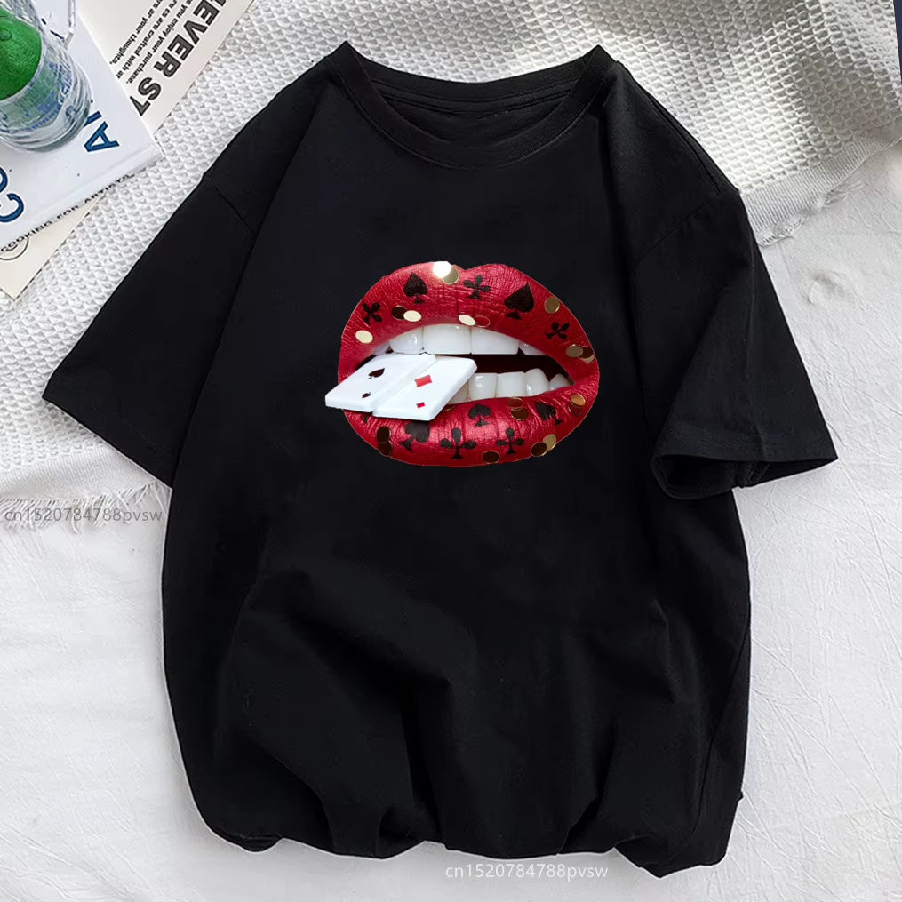 Dragon Print Women Tshirt Polyester Casual Funny T Shirt Gift for Lady Yong Girl Top Tee