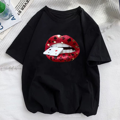 Dragon Print Women Tshirt Polyester Casual Funny T Shirt Gift for Lady Yong Girl Top Tee