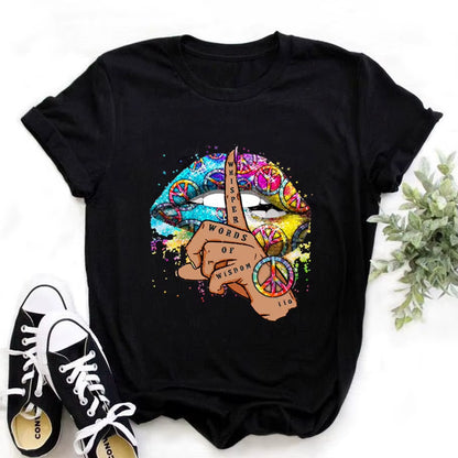 Dragon Print Women Tshirt Polyester Casual Funny T Shirt Gift for Lady Yong Girl Top Tee